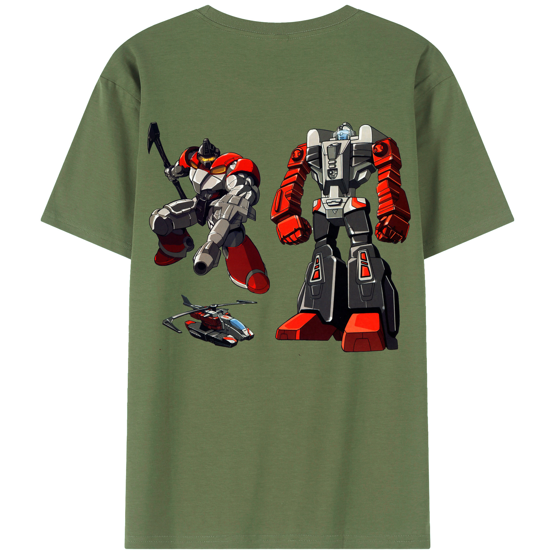 （画像用）  綿100％ メンズ半袖Tシャツ（バックプリント） 通気性
